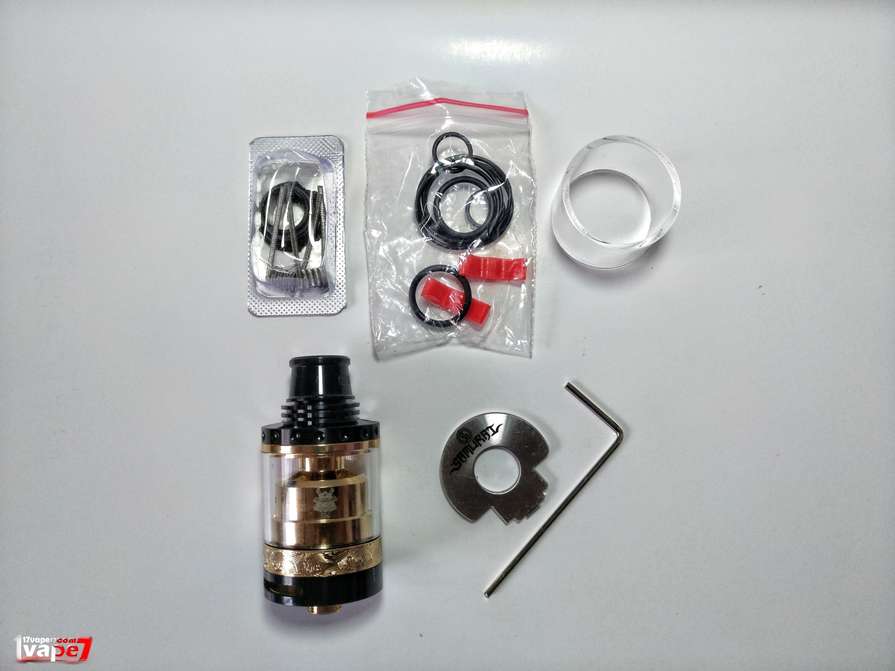 Samurai RTA 将军-高颜值双发储油电子烟雾化器。