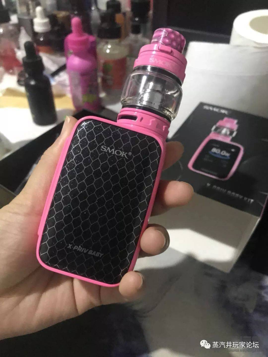 SMOK「X-PRIV BABY KIT」电子烟套装-让人遐想的粉红